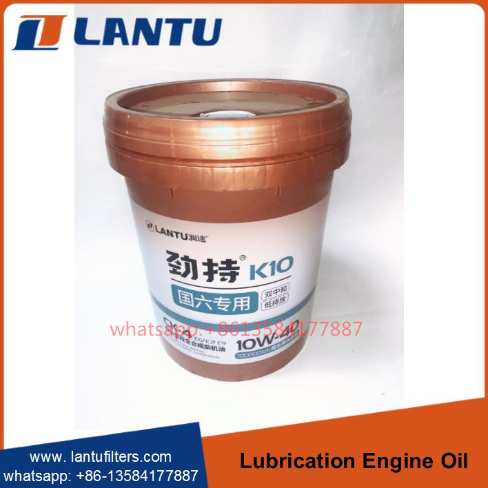 Lantu Truck Lubrication Engine Oil Full Synthetic Diesel Engine Oil Ck-4 Sae 10w-40 Keep Engine Clean